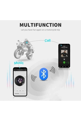 Bt22 Kask Kulaklık Bluetoototosiklet Kulaklık 5.0 Bluetooth Interkom Motorsiklet Kulaklık