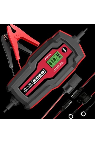 Ayrex Grangos Gbc10a 6v / 12v 180 Ah Akıllı Dijital Akü Şarj Ve Bakım Cihazı