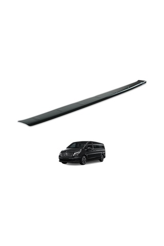 Mercedes V Class Ferrous Arka Tampon Üstü Koruyucu Parlak 2019 Ve Üstü