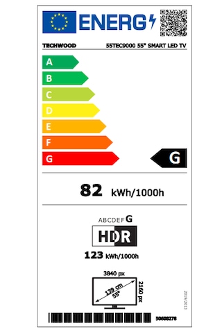 Techwood 55TEC9000 55" 4K Ultra HD Smart LED TV