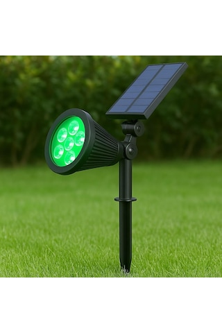 Zmr 10 Watt Yeşil Solar Kazıklı Bahçe Aydınlatma 1 ADET