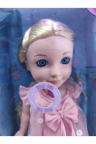 Elonna İngilizce Konuşan Ve Şarkı Söyleyen Oyuncak Bebek 30 Cm Y