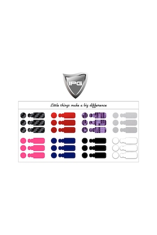 Ipg Webcam Kamera Kapatici Sticker Set ( 4 Renk - 48 Adet)