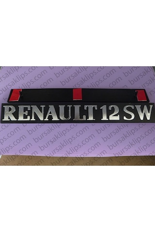 Renault R12 Sw Toros Bagaj Yazi (Krom Kaplama) (1 Adet) 484689516 Renault R12 Sw Toros Bagaj Yazi (Krom Kaplama) (1 Adet) 484689516