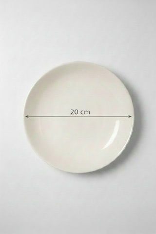 6'lı Venue Çukur Tabak 20.4cm Krem Rinart