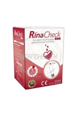 Rina Check Şeker Ölçüm Stribi 50'li
