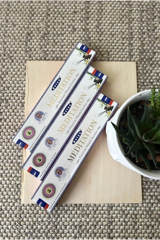 3 Adet Satya Meditasyon Tütsüsü - 3'lü Set Tütsü