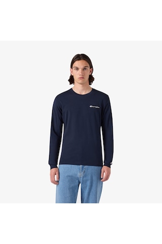 Champion Ls Erkek Lacivert T-shirt 221799 2800284