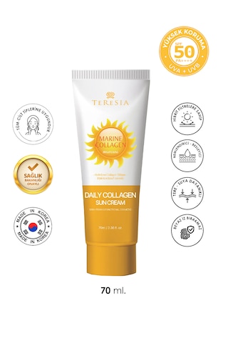 Aydınlatıcı & Kırışıklık Karşıtı Güneş Kremi Günlük Kullanıma Uygun, Hafif Yapı 70ml