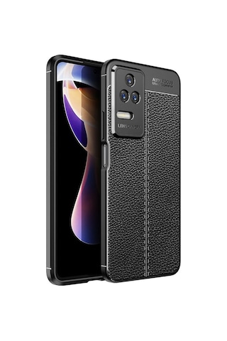 Xiaomi Poco F4 Kılıf Zore Niss Silikon Kapak Siyah