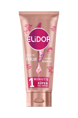 Elidor 1 Minute Güçlü ve Parlak Süper Saç Bakım Kremi 170 ML