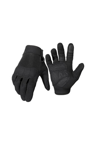 Tangshopping Taktik Eldiven Askeri Ordu Balıkçılık Çalışması Dokunmatik Ekran Kaymaz Mat Avcılık Siyahm