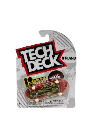 Tech Deck Plan B Skateboards Yeşil Canavar Puffy Grafik Parmak Kaykay