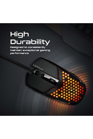 Vertux Katana Kablolu RGB Optik Oyuncu Mouse