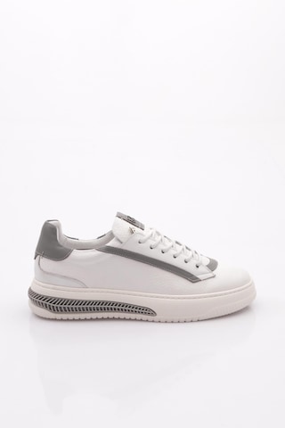 Dgn 5744 Erkek Bağcikli Sneakers Ayakkabi Beyaz