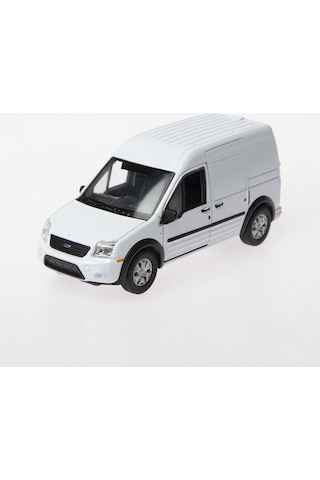 Welly 1:36 Diecast Çek-bırak Ford Transit Connect -beyaz