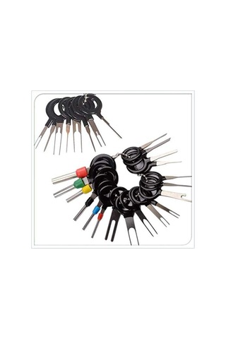 26pcs Araba Terminal Çıkarma Aracı Kiti Terminal Ejektör Kiti Tel Konektörü