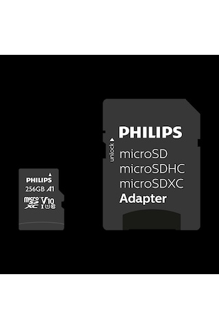 Phılıps 256gb Mıcro Sdxc 80 Mb/s C10 Fm25mp45b/00