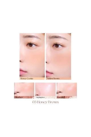 Çok Fonksiyonlu Makyaj Paleti Peripera All Take Mood Like Palette 03 Honey Brown Honey K-ookie