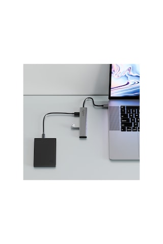 Type-c Çoğaltıcı Hub 5 İn 1 1000mbps Ethernet, 4k Hdmı, 10gbps, 100w Pd V0301005