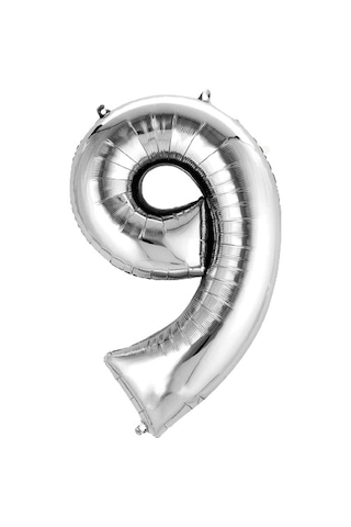 Showparty Folyo Balon 9 Rakam 100 Cm - Altın