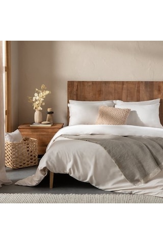 Bambu Çift Kişilik Nevresim Takımı 200x220 Cm Acı Kahverengi