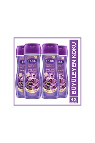 Duru Lux Perfumes Orkide Duş Jeli 4x450 Ml Diğer