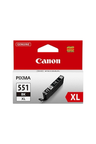 Canon Clı - 551bk Xl Siyah Yüksek Kapasiteli  Mürekkep Kartuş 6443b001