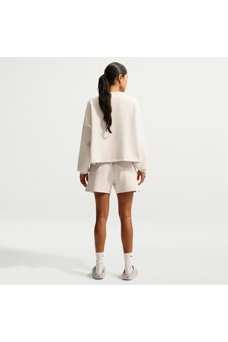 Nike 24.7 Dri-fıt Short Soft Knit Yumuşak Kumaş Kadın Bej Şort-sportxstore