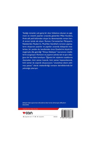 Perde - Milan Kundera - Can Yayınları