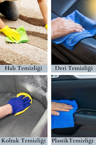 Araç Köpük Şampuanı & Detaylı Temizlik İlacı 2'li Set Araç Bakımı