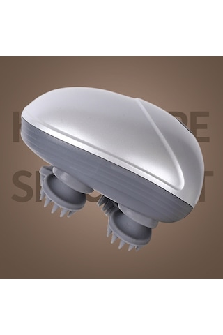 Ikkb Yeni Kafa Elektrikli Silikon Kafa Derisi Masajı Gri