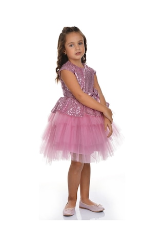 Mnk Baby & Kids Pul Payet Tütü Parti Elbisesi 001