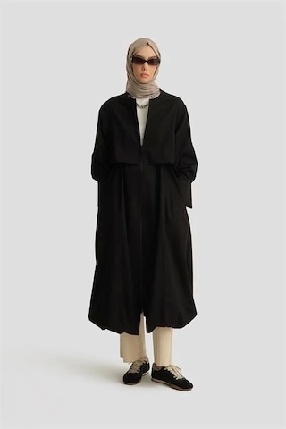 Armine Balon Etekli Pardesü 25y8205 Siyah Siyah