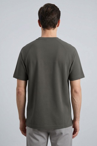 Haki Rahat Form Esnek Nefes Alabilir Erkek T-shirt - 88495