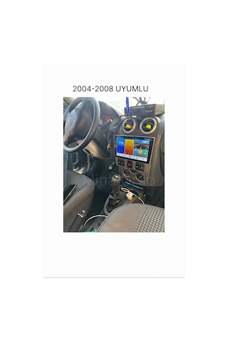 Snp Serisi Dacia Logan 2004-2008 Uyumlu 9 İnç Android Multimedya Sistemi 6-128 Gb Hafıza - Kablosuz Carplay & Android Auto + Geri Görüş Kamerası 9"
