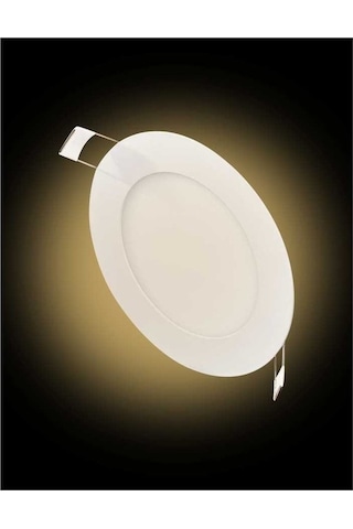 Kendal 18w 3000k Günışığı Işık Smd Yuvarlak Slim Led Panel Kdl403 Siyah