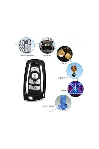 Geekyou Kb-080a 315mhz 4 Tuşlu Kopyalama Kumanda, Akıllı Kablosuz Kontrol, Alarm, Kapı, Rol Kapı Ve Elektrikli Araçlar İçin Uygulanır