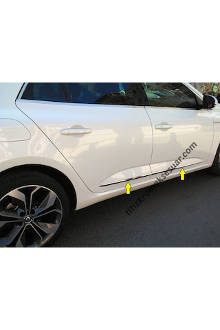 Renault Megane 4 Sedan Krom Yan Kapı Çıtası Aksesuarı 4 Parça Renault Megane 4 Sedan Krom Yan Kapı Çıtası Aksesuarı 4 Parça
