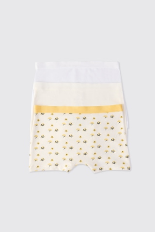 Panço Kız Çocuk 3'lü Boxer Seti Renkli