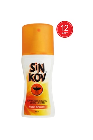 Sinkov Sivrisinek Kovucu Sprey Losyon 12 x 100 ML