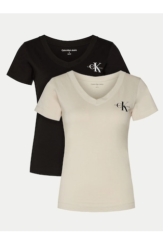 Calvin Klein Calvın Kleın Kadın 2 Li T-shırt J20j223447-pdh Çok Renkli
