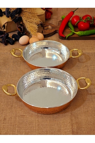 Modabakır Bakır Tava 18-20 Cm Bakır