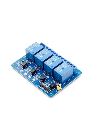 4 Kanal 12v Röle Modül -- Ac 250v 10a -- Optokuplör Izolasyon