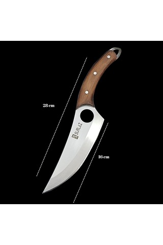 Sürlaz Kampçı Şef Bıçağı El Yapımı Mutfak Bıçağı Outdoor Bıçak Şe Kahve