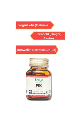 Afye Pek Günlük,yoğurt Otu, Zencefil 50 Kapsül