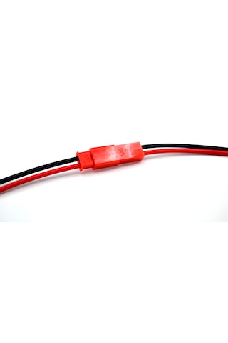 5 Takım Kırmızı 2 Pin Kablolu Jst Led Konnektör Elektrik Soketi