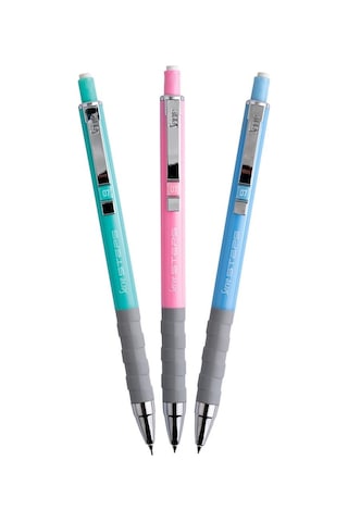 Serve Steps Mekanik Kurşun Kalem Pastel 0.7mm 36'lı Stand Çok Renkli