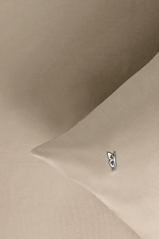 Sarev New Slow City Bej %100 Pamuk Tek Kişilik Lastikli Çarşaf Seti Bej