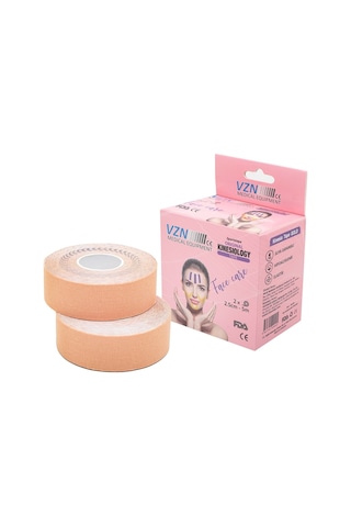 Vzn Yüz Için Therapy Cotton Kinesio Ağrı Bandı 2.5 CM x 5 M